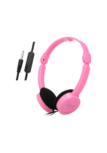 Reedark Kubıte T-111 Katlanabilir 3.5mm Kulaklık - Pembe Renk, Hafif Ve Konforlu, Müzik & Oyun Keyfi