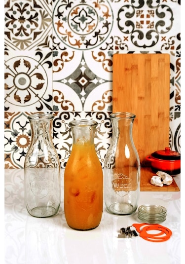 Weck 1062 Ml Juice Kavanoz Set 3 Adet 766