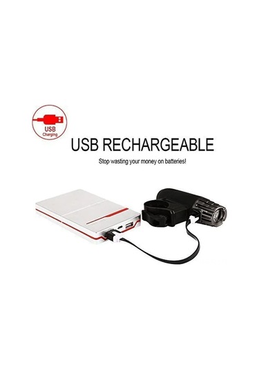 Youmex Usb Şarjlı Bisiklet Işık Seti - Ön Arka Işık Ve Zil, Ipx4 Su Geçirmez, 4+6 Mod, 360 Derece Döner, Ultra Parlak, Hafif Turuncu