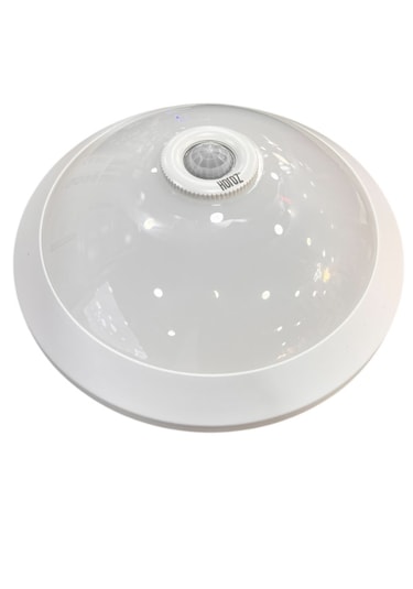 Uzmlight Horoz 400-020-143 Plastik 360 Sensörlü Tavan Armatürü Beyaz 2xe27 Beyaz Kasa Plastik-cam Gövde Beyaz
