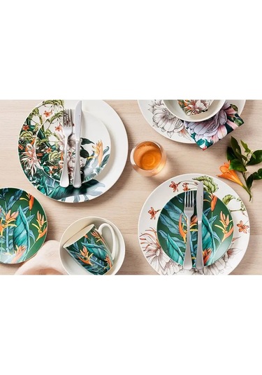 Maxwell & Williams Gece Bahçesi Yemek Tabağı, 27,5 Cm 123656395 Beyaz