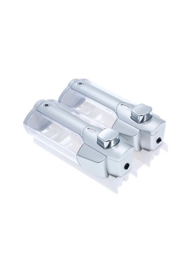 Leezsing Kilitlenebilir Sabunluk 2 Bölmeli Duvara Monte Sabunluk Ev Ticari Kullanım İçin Üst Düzey Büyük Kapasiteli Sabunluk