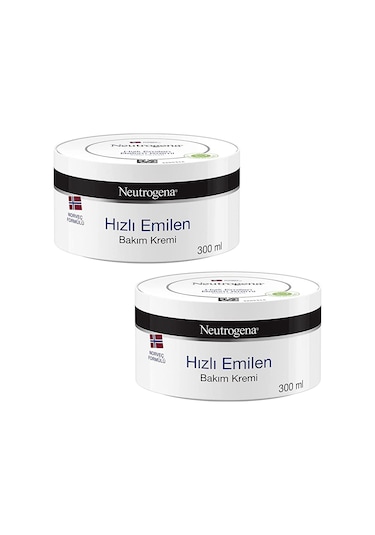 Neutrogena Hızlı Emilen Bakım Kremi 2 x 300 ML