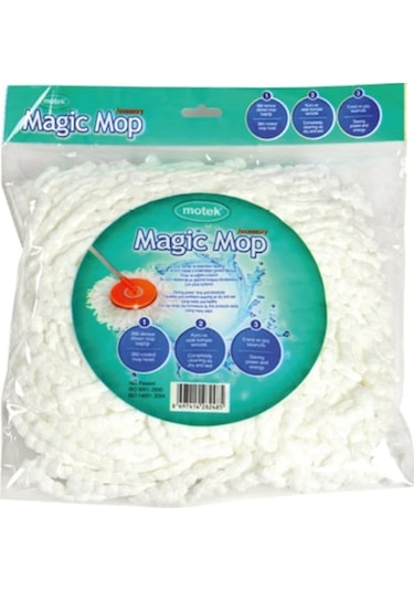 Motek Magic Mop Yedek Beyaz 2 Adet