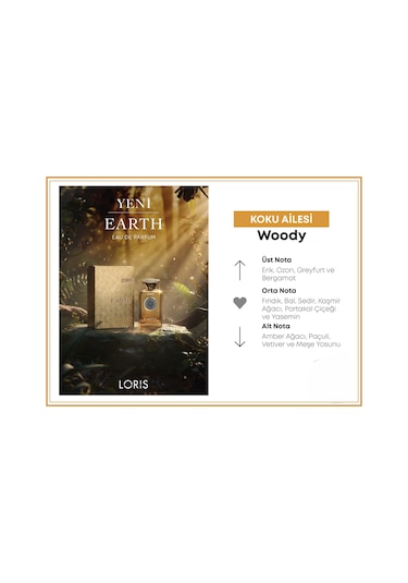 Earth Erkek Parfüm Edp 100 Ml Odunsu
