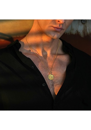 İpek Silver  925 Ayar Gümüş Galaksi Unısex Kolye Gümüş