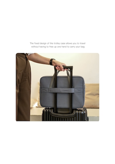 Sones Yesido Wb36 14 İnç Su Geçirmez Oxford Kumaş Dizüstü Bilgisayar Çantası Diğer