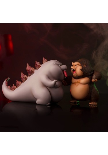 Novahub Ziboo Kingboo Reçine Heykelcikler - Ev & Ofis Dekorasyonu - Ahşap Ve Reçine Karışımı - Unik Hediye İçin