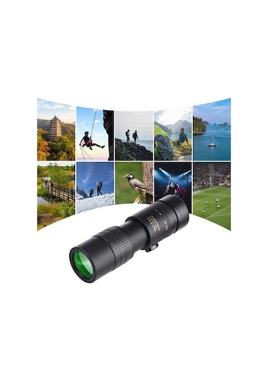 Pazly 10-300x40 Zoomlu Tek Gözlü Binokül: Ayarlanabilir Büyütme, Tripod Ve Fotoğraf Klem İle Kuş Izleme, Doğa Ve Seyahat İçin
