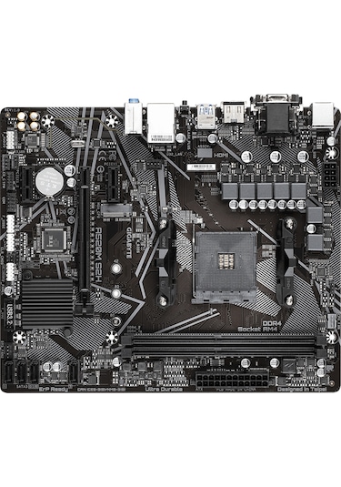 Gigabyte A520M-S2H AMD A520 5100 MHz (OC) DDR4 Soket AM4 mATX Anakart