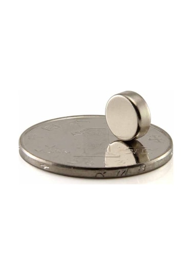 50 Adet Çap 8Mm X Kalınlık 3Mm Yuvarlak Güçlü Neodyum Mıknatıs