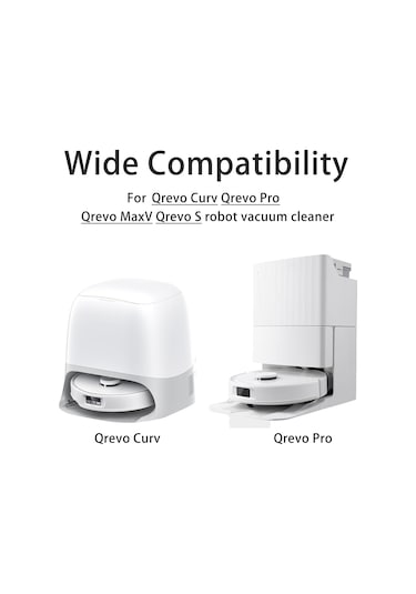 Xiaaokeji Roborock Qrevo Curv İçin Yedek Parçalar, Robot Süpürge Ataşmanları