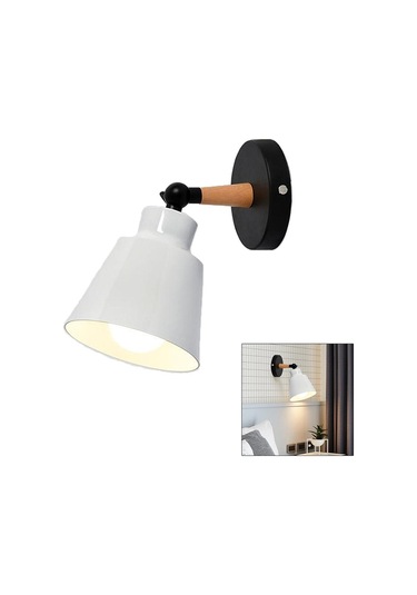Suntek Magideal Modern Duvar Lambası Yatak Odası Lambası Beyaz