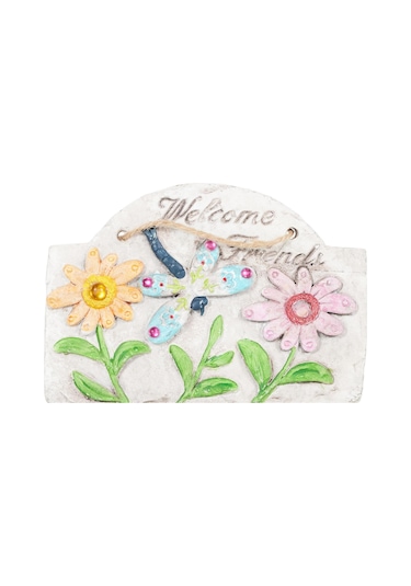 Asılabilir Balkon Ve Bahçe Süsü, Hoşgeldin Arkadaşım Yazılı