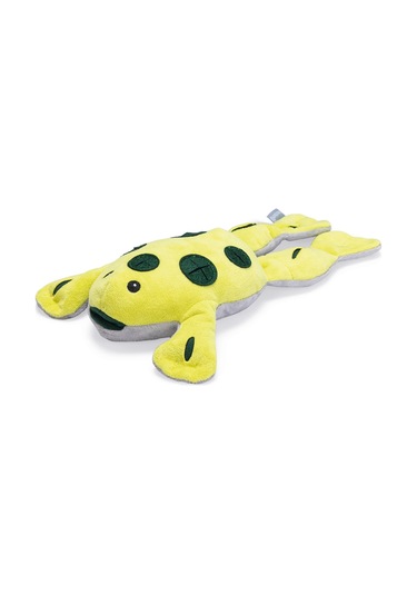 Beeztees Köpek Ödül Saklama Oyuncağı, Kurbağ, Peluş, Sarı, 31x20x7cm