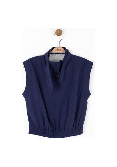 Nk Kids 38813 Kız Çocuk İndigo Forest Bluz İndigo