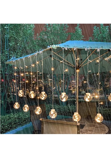 Padalink Islak Dayanımlı 12 İsteği Topu Işıklı Zincir, Bahçe Çimen Bahçe Düğün Dekorasyonu, Islak Beyaz Işık, Pil Usb Çift Kullanim, 3.5 Metre, 8 Fonksiyonlu Noel Ağacı Işıklı Zinciri Çok Renkli Padalink Islak Dayanımlı 12 İsteği Topu Işıklı Zincir, Bahçe Çimen Bahçe Düğün Dekorasyonu, Islak Beyaz Işık, Pil Usb Çift Kullanim, 3.5 Metre, 8 Fonksiyonlu Noel Ağacı Işıklı Zinciri Çok Renkli