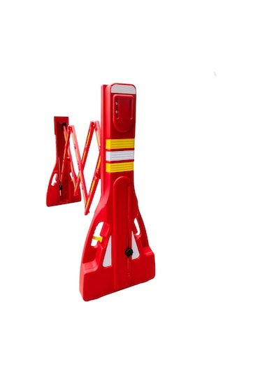 Akordiyon Bariyer Kırmızı 2300 X 110 Mm (534231306)