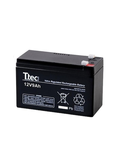Ttec 12 Volt 9 Amper Kuru Akü 12v 9ah 2024 Üretim
