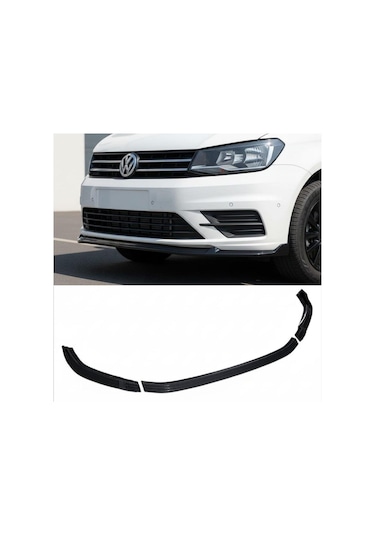 Volkswagen Caddy Ön Tampon Altı Lip 3 Parça 2016-2020