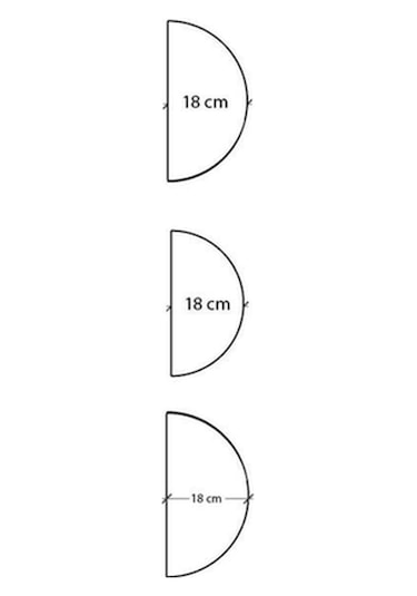 Doğal Modern Organizer Düzenleyici 3'lü Oval Dekoratif Kitaplık Banyo Mutfak Duvar Rafı Beyaz