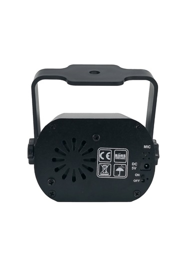 Hfambition Usb Güçlü 60 Desenli Mini Led Lazer Işık Projeksiyon Cihazı, Uzaktan Kumandalı Parti Ve Etkinlik Aydınlatması