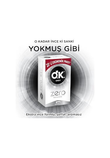Okey Zero Prezervatif 60'lı