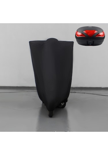 Kuba Filinta 200 Çantalı Siyah Kumaş Motosiklet Branda Motor Penye Branda