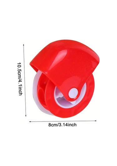 Fochsia 1 Adet Kırmızı Plastik Pizza Pasta Kıvırma Aparatı Gıda Güvenliği Pişirme Ve Dekorasyon Aracı