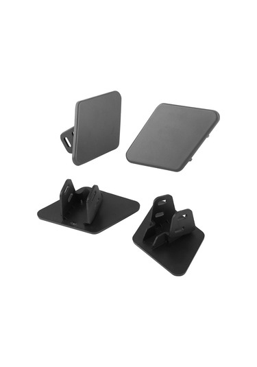 Geeroyoo Bmw 3 Serisi E90 2005-2009 Ön Tampon Far Yıkama Kapakları - Mat Siyah Dayanıklı Plastik Koruyucu Kapaçık Çifti