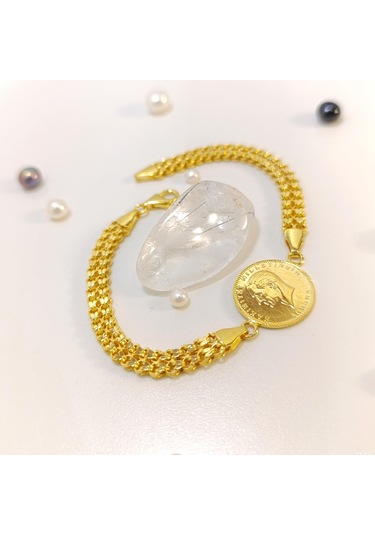 Atalira Yarım Altınlı Bileklik Altın Hd Videolu