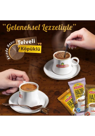 Altıncezve Hazır Türk Kahvesi Ofis Seti Sade 10'lu 10 x 7 G