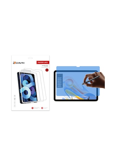 Kilifone - iPad Uyumlu Pro 13 M4 2024 A2925-a2926-a3007 - Kağıt Hisli Mat Davin Paper Like Tablet Ekran Koruyucu - Şeffaf