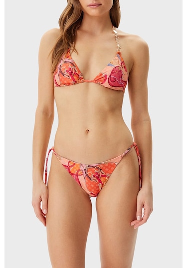 Guess Bayan Bikini Üstü E5gj19 Kcr12 P34k Turuncu Turuncu