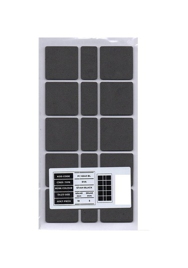 Mobilya Altı Kaydırmaz Eva 40*40mm