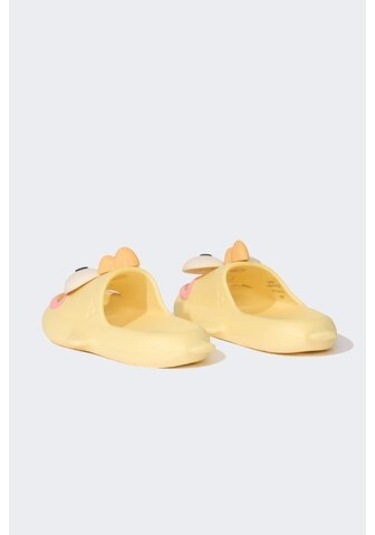 DeFacto Kız Çocuk Düz Taban Eva Terlik D8846A825SMYL76 Sarı