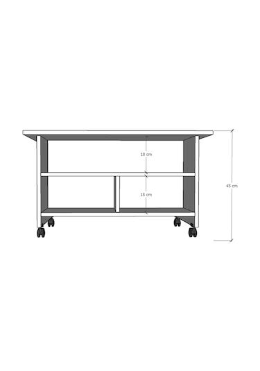Asra Trend Orta Sehpa -os001 Antrasit