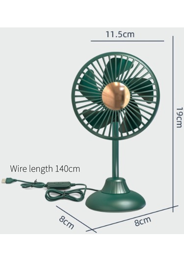 Taşınabilir Mini Araba Fanı Düşük Gürültülü Güçlü Sessiz Fan 3 Hız Ayarları Araba / Ev Seyahat İçin 360 Derece Vantilatör 53042841