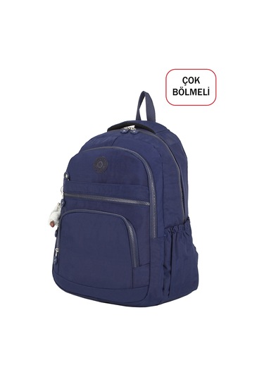 Dada Okul Sırt Çantası Lacivert Ortaokul Lise Geniş İç Hacim Ortopedik Su Geçirmez Kumaş Lacivert
