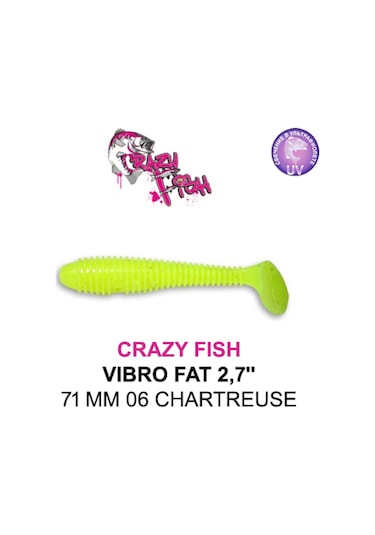 Crazy Fısh Vıbro Fat 71 Mm Aromalı Silikon Yem