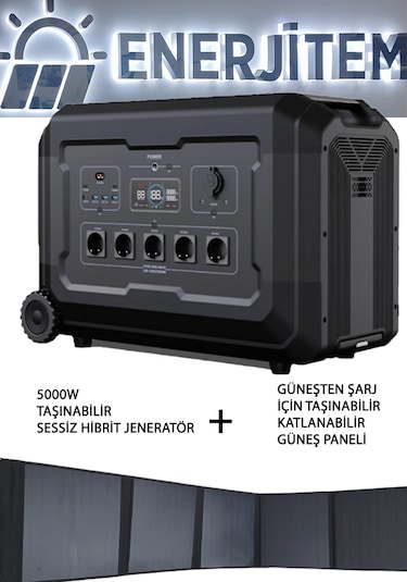 Elektrikli Araç Paket 3 , 5 Kw 5000 W Sessiz Hibrit Jeneratör