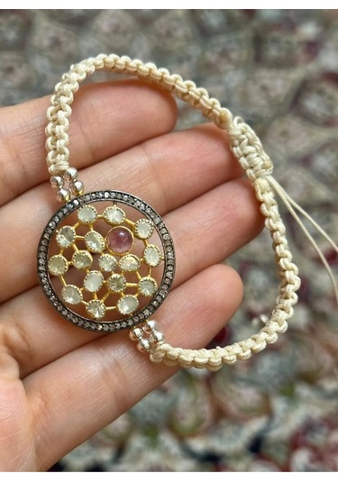 El Örgü Elmas Bileklik