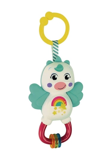 Baby Clementoni Sevimli Unicorn Çıngırak 17778 Çok Renkli