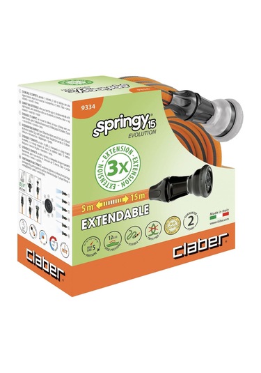 Claber 9334 Sprıngy Hortum Set Makaralı Sihirli Hortum 1/2''-5.15