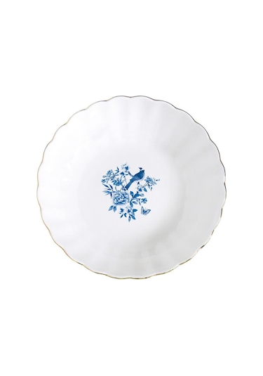 Easy Life Paradise Garden Porselen Yemek Tabağı 20 Cm Mavi