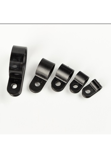 Kaynak Haritası 200 Adet Naylon R Tipi Kablo Klipsi Düzenleyici Kablo Klipsleri Kablo Yönetimi İçin 5 Mm Siyah Cc-0.5