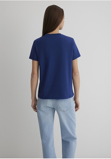 Mavi - Miav Baskılı Lacivert Tişört 1610622-70722 Lacivert