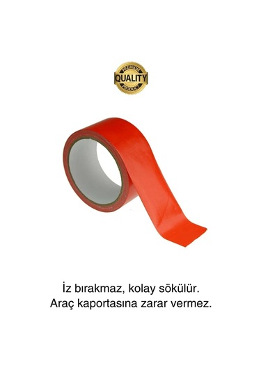 İz Bırakmaz 50 Mm X 30 Mt Araba Montaj Bandı Oto Araç Sabitleme Bant Ekstra Güçlü Suya Dayanıklı