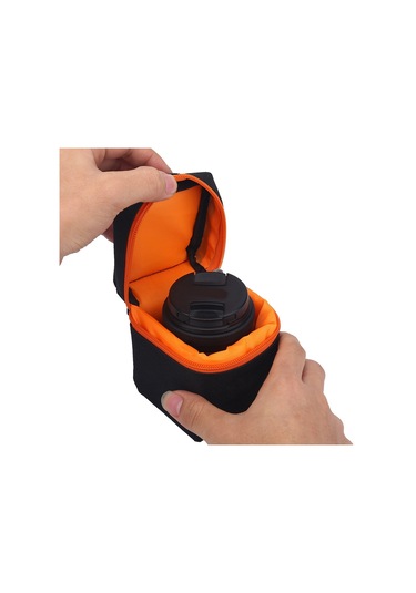 Vkemall Fotoğraf Makinesi Lens Kılıfı, Oxford Kumaşı, 7mm Anti-şok, Kemer/bant Tutucu, Hafif Ve Taşınabilir