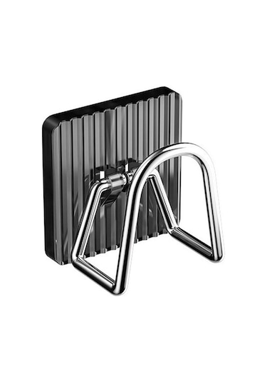 Gri Duvara Monte Yapışkanlı Lavabo Sünger Tutucu Akrilik Caddy Organizatör Raf Depolama Kanca Fırçalar İçin Kesme Tahtası Mutfak Aksesuarı